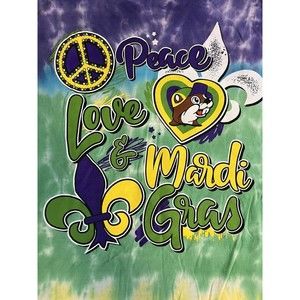 buc ees mardi gras shirt